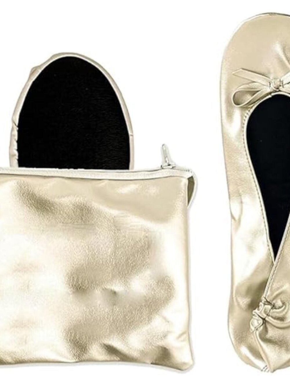 Foldable Ballet Flats for Women Travel Wedding Party Dance